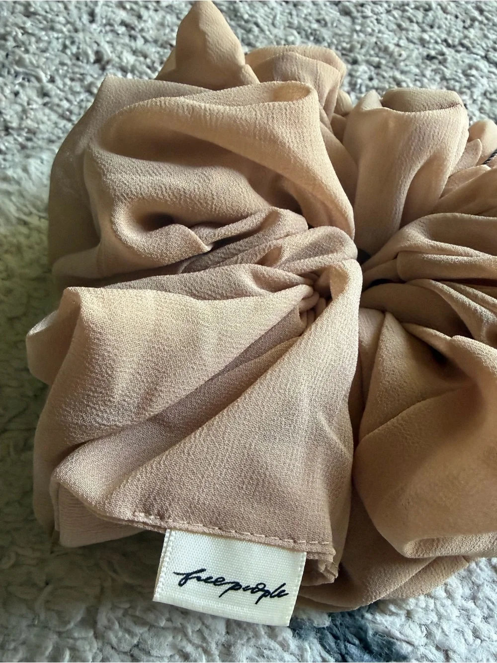 NWT Free People Chiffon Jumbo Scrunchie